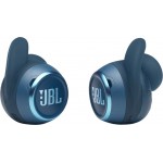JBL Reflect Mini NC TWS Blue True Wireless In-Ear Sport Headphones, IPX7    (JBLREFLMININCBLU)
