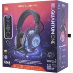 JBL Quantum One Black  Over-Ear Wired Pro Gaming Headset Head Tracking 360 With Active Noise Cancelling με μονο 3.5 jack και με USB (JBLQUANTUMONEBLK)