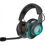 JBL Quantum One Black  Over-Ear Wired Pro Gaming Headset Head Tracking 360 With Active Noise Cancelling με μονο 3.5 jack και με USB (JBLQUANTUMONEBLK)