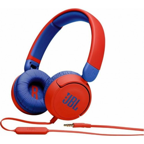 JBL JR310 Headphones - Ακουστικά Κεφαλής για Παιδιά - Red (JBLJR310RED)
