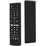 Θήκη σιλικόνης που προστατεύει από κραδασμούς για τηλεχειριστήριο LG (μαύρο)