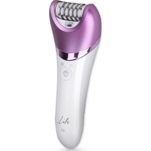Life Velvet Care Epilator wt detachable head EPL-001 Pink Γυναικεία αποτριχωτική μηχανή με επαναφορτιζόμενη μπαταρία λιθίου (221-0115)